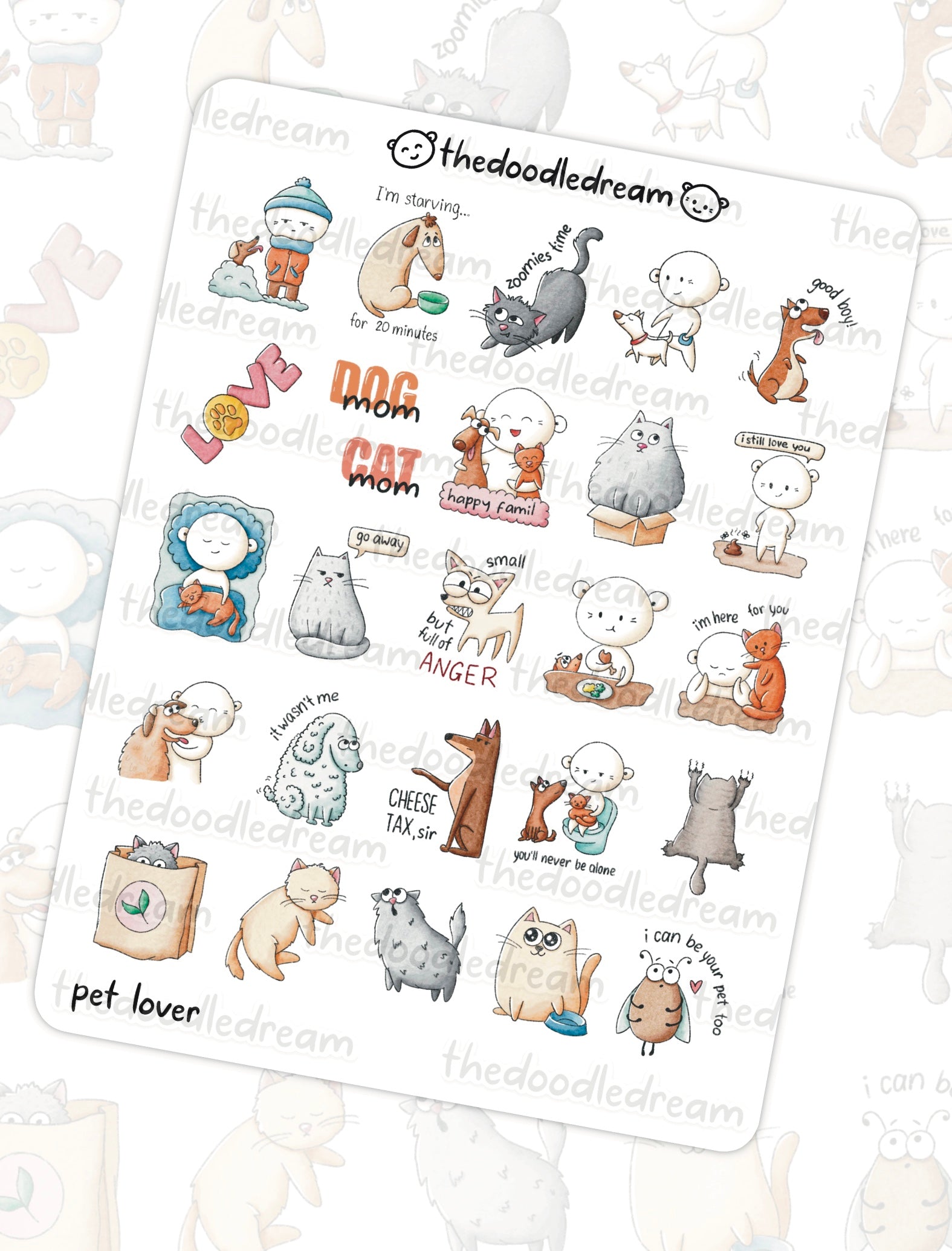 Pet Lover Stickers